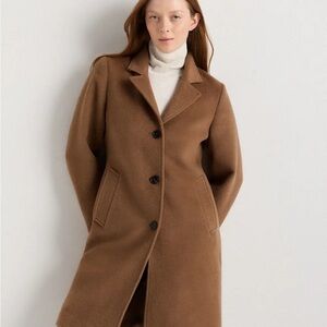 Quince 100% Camel Hair Coat size Large